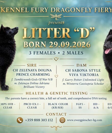 Shipperke! Litter ”D” is here